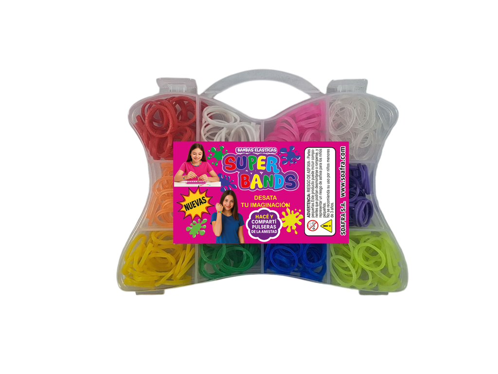 CAJAS PULSERAS VALIJA SUPER BANDS  N°15 