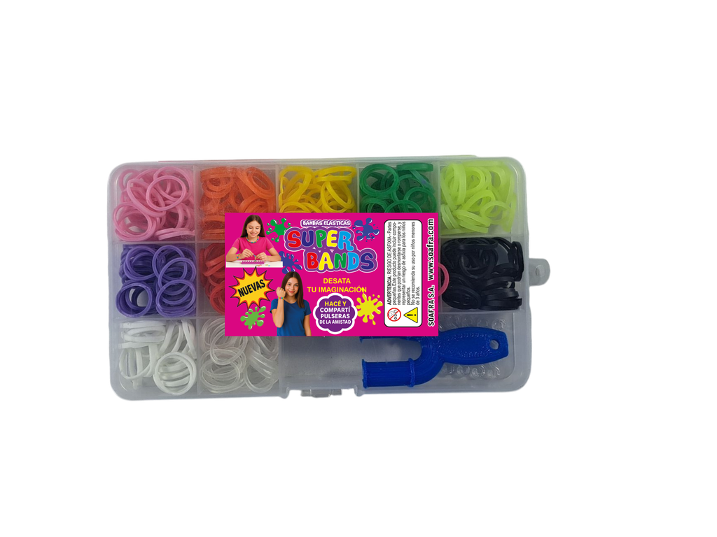 CAJAS PULSERAS RECTANGULAR SUPER BANDS  N°15 