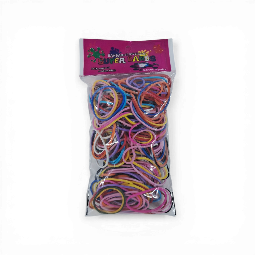 SUPER BANDS BOLSAS N°40X2mm 100Gr COLOR