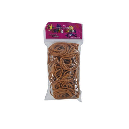 [401013] SUPER BANDS BOLSAS N°40X2mm 100Gr AMBAR