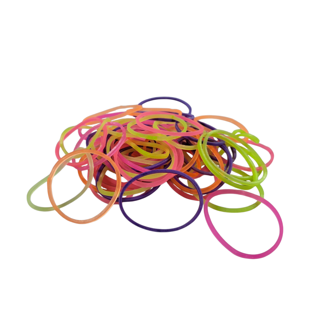 SUPER BANDS BOLSAS N°40X2mm 500Gr FLUO