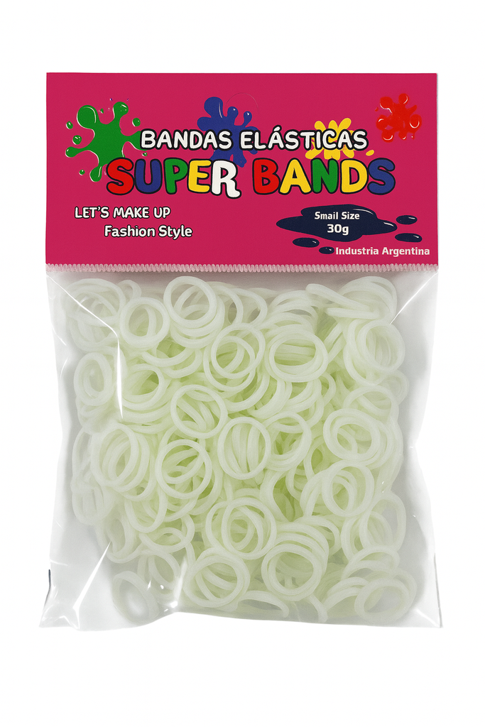 SUPER BANDS DISPLAY N°15X2mm 30Gr  BLANCO 