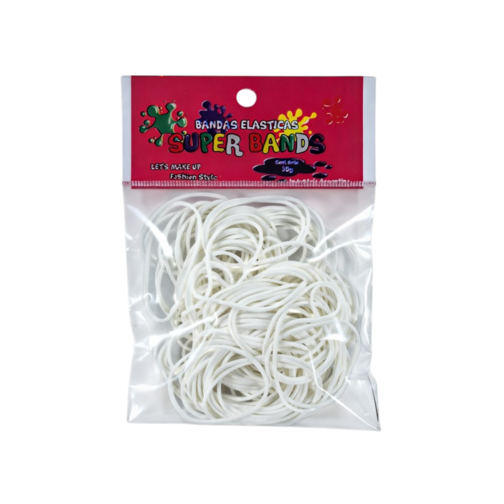 SUPER BANDS DISPLAY N°40X2mm 30Gr  BLANCO 