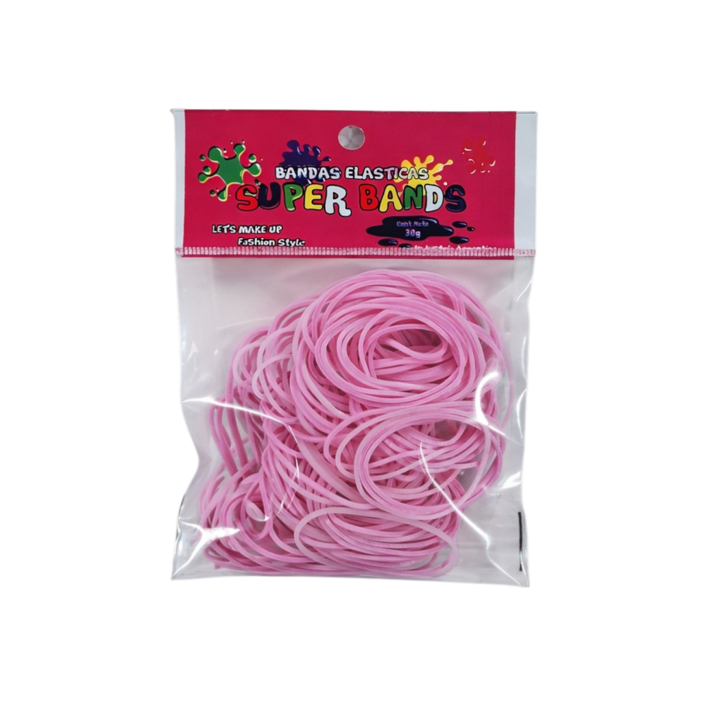 SUPER BANDS DISPLAY N°40X2mm 30Gr  ROSA 