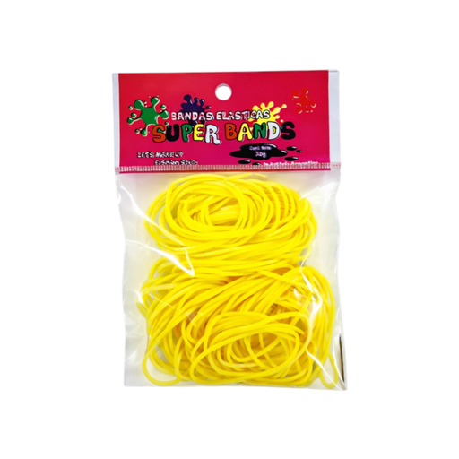 [D401016] SUPER BANDS DISPLAY N°40X2mm 30Gr  AMARILLO