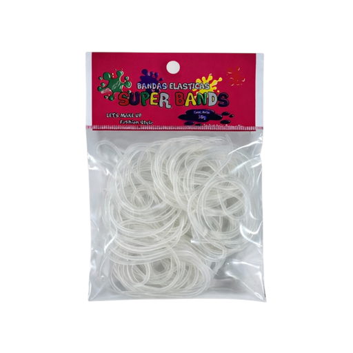 [D401027] SUPER BANDS DISPLAY N°40X2mm 30Gr  TRANSPARENTE