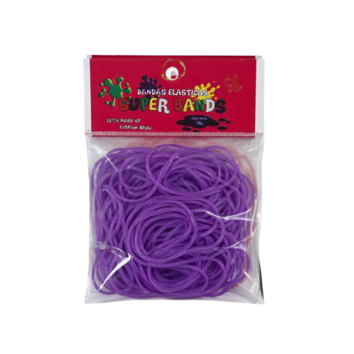 [D401029] SUPER BANDS DISPLAY N°40X2mm 30Gr  VIOLETA 