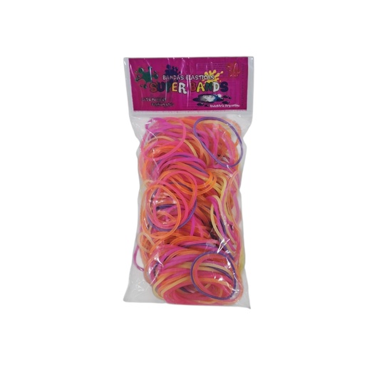 [401014] SUPER BANDS BOLSAS N°40X2mm 100Gr FLUO